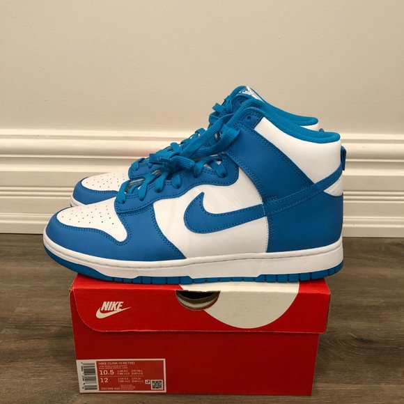 Nike Dunk High Retro Laser Blue - Picture 2 of 7